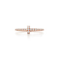 18K Tiffany Diamond Wire Ring