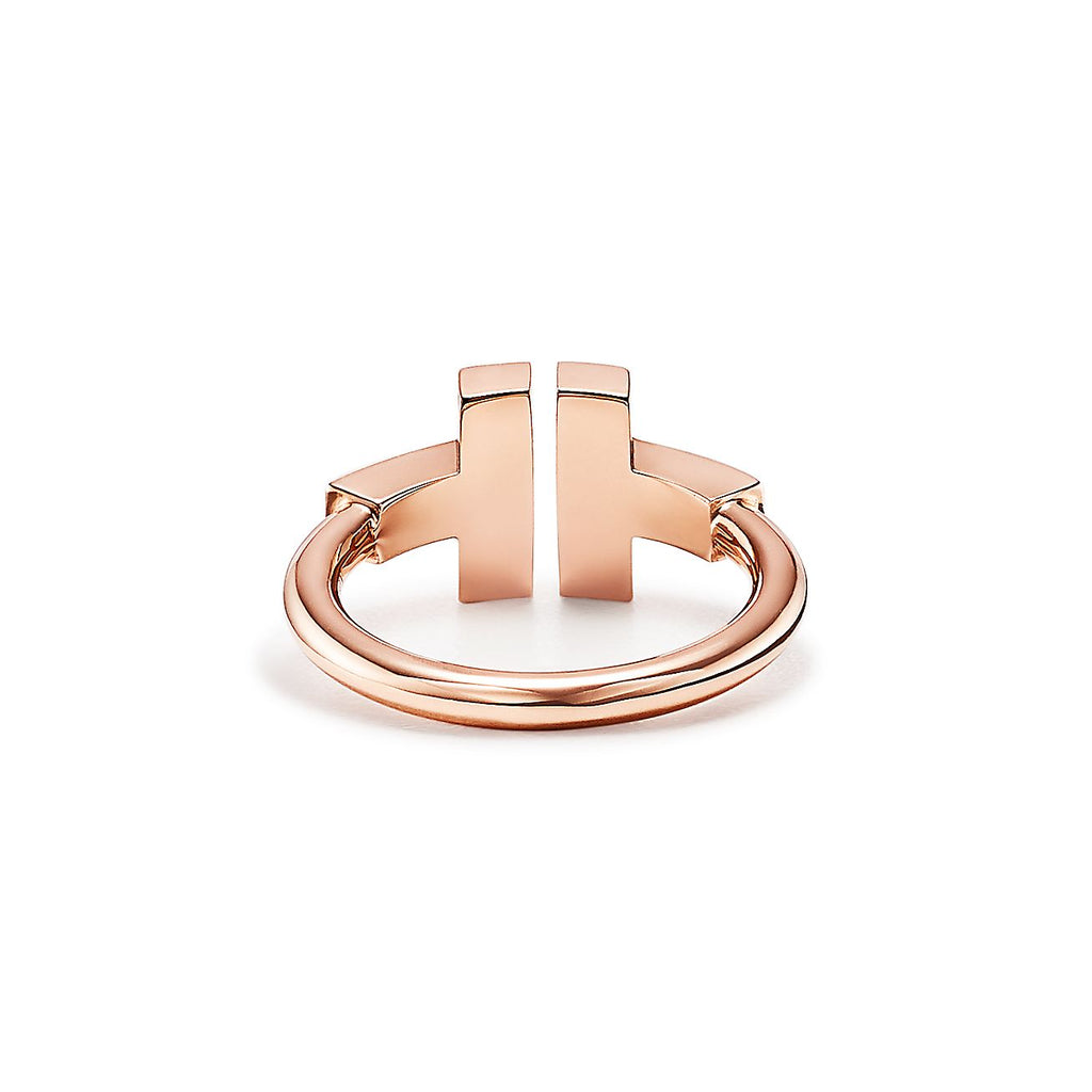 18K Tiffany Black Onyx Wire Ring