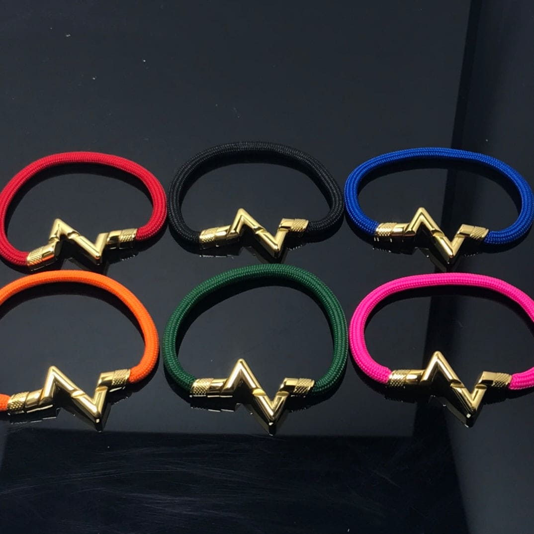 18K Louis Vuitton Volt Upside Down Play Red Bracelet