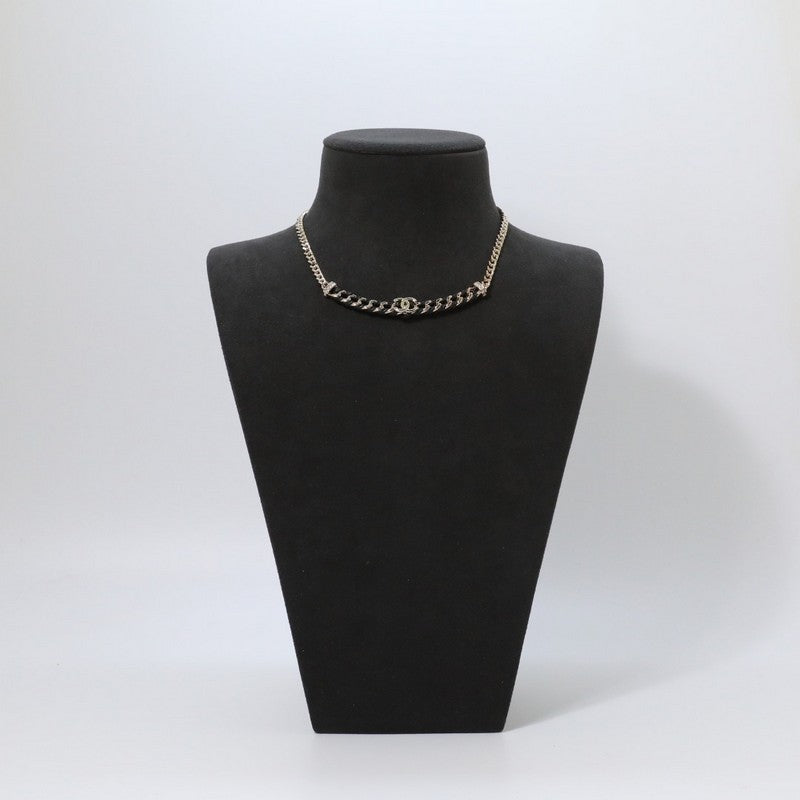 18K  Chanel Vintage Gold Leather Necklace
